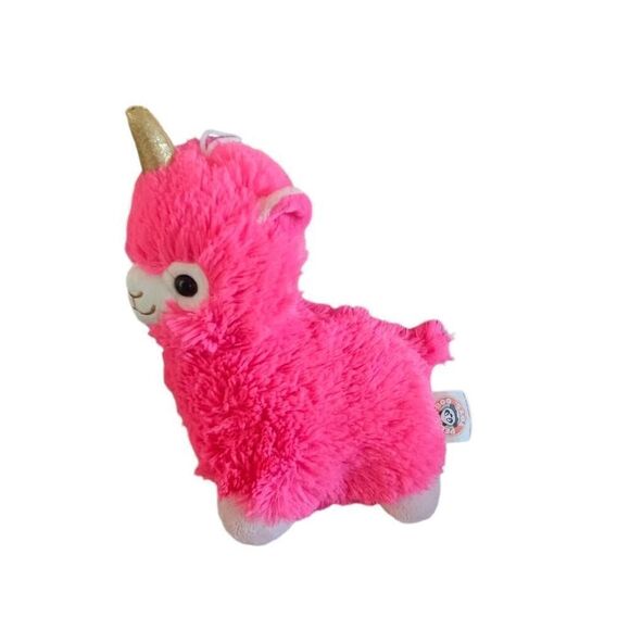 Peek A boo toys pink plush llama unicorn - Picture 3 of 5